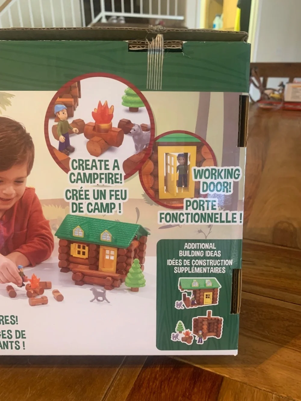 The Original Lincoln Logs On the Trail Cabin 60 pc. Building Set